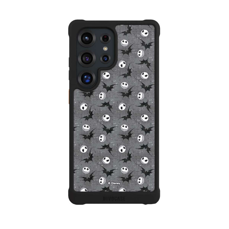 Galaxy S25 Ultra NIVOmax Jack Grey Pattern Tim Burtons Nightmare before Christmas