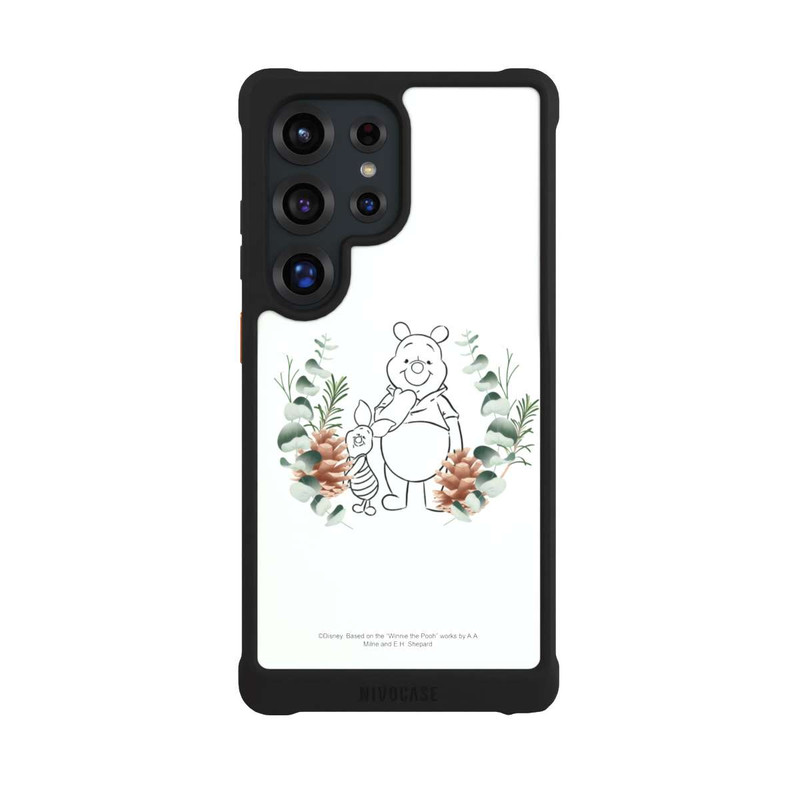 Galaxy S25 Ultra NIVOmax Green Love Ourson et Porcinet