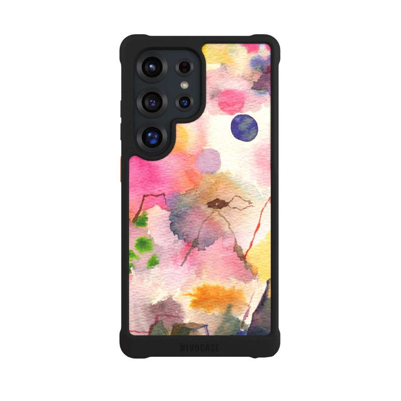 Galaxy S25 Ultra NIVOmax Aquarell bunte Berge