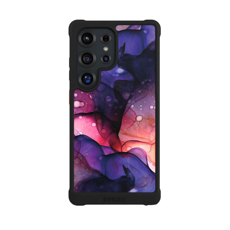 Galaxy S25 Ultra NIVOmax Art Liquide Violet Rose