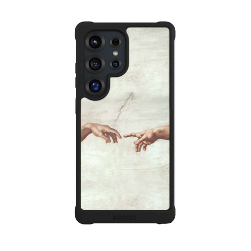 Samsung Galaxy S25 Ultra NIVOmax Hands of God and Adam by Michelangelo Buonarroti