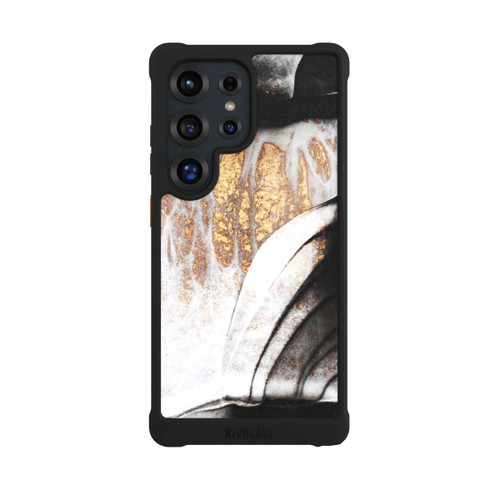 Samsung Galaxy S25 Ultra NIVOmax Schwarze und goldene Adern