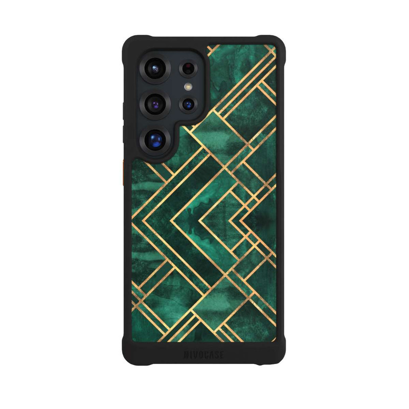 Galaxy S25 Ultra NIVOmax Green Blocks