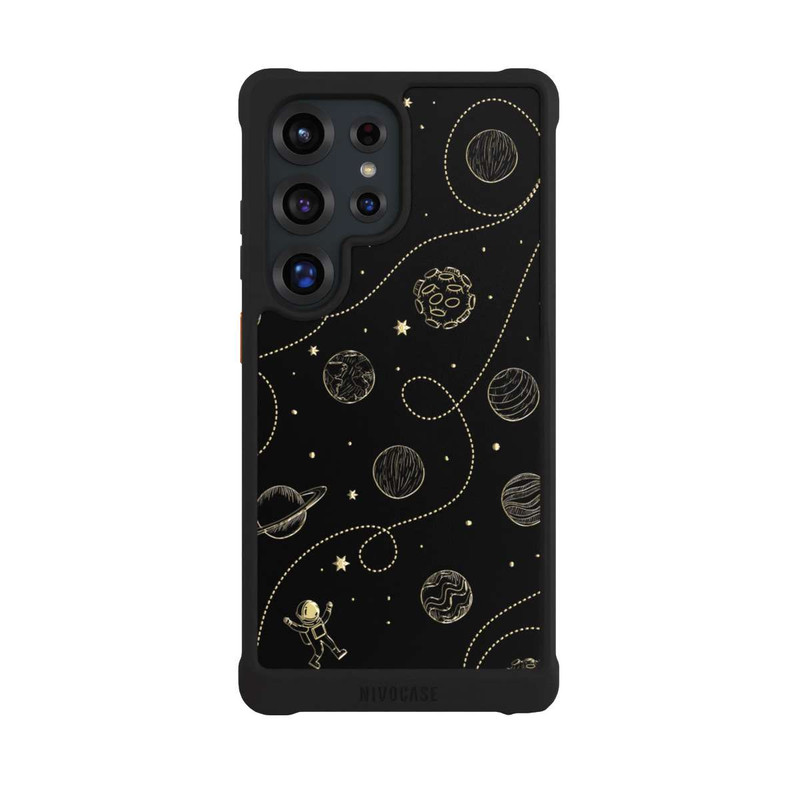 Galaxy S25 Ultra NIVOmax Planeten Gold