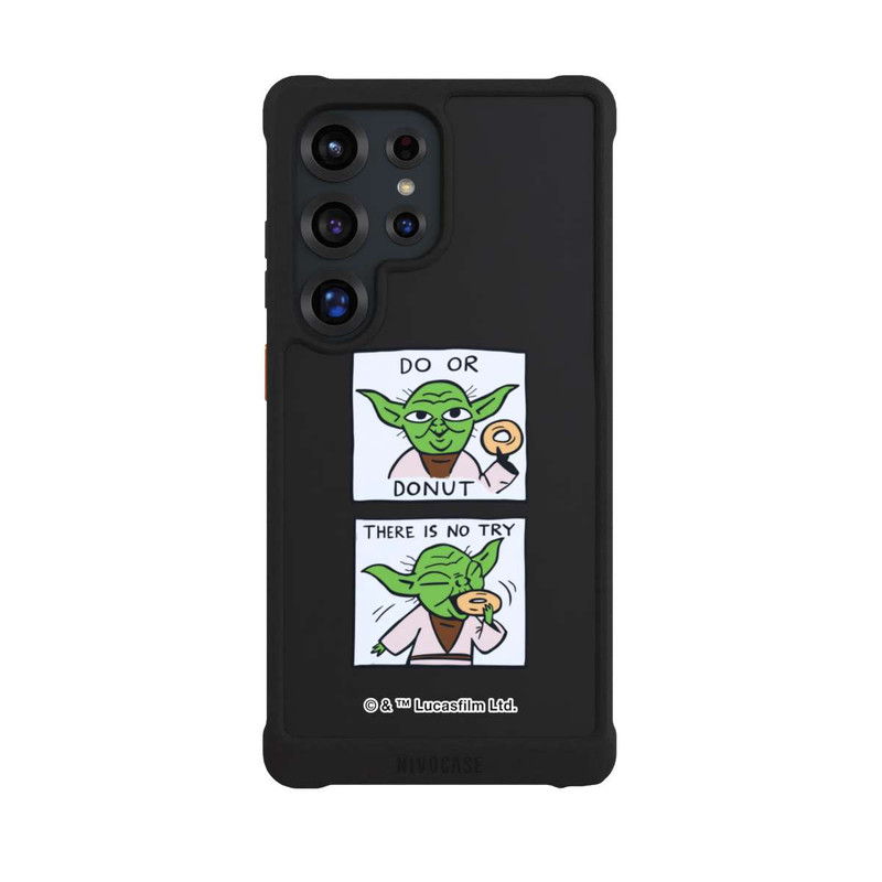 Galaxy S25 Ultra NIVOmax Yoda Comic Donut