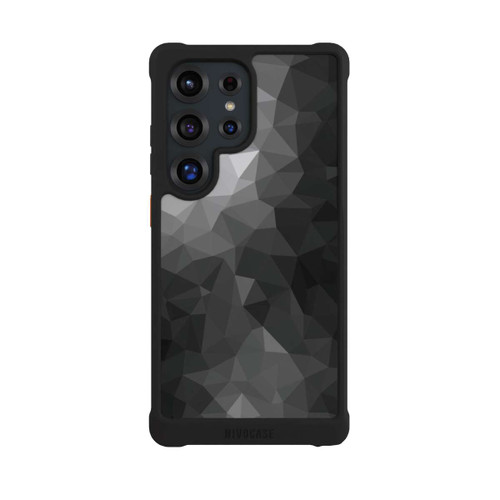 Samsung Galaxy S25 Ultra NIVOmax Polygonal Mosaic Schwarz/Weiß