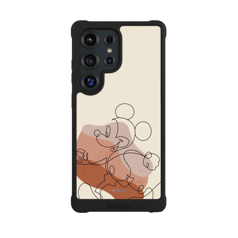 Galaxy S25 Ultra NIVOmax Mickey Abstract Lineart