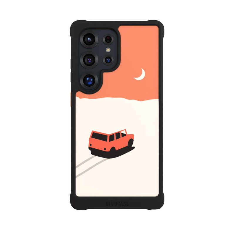 Galaxy S25 Ultra NIVOmax Voiture dans le désert