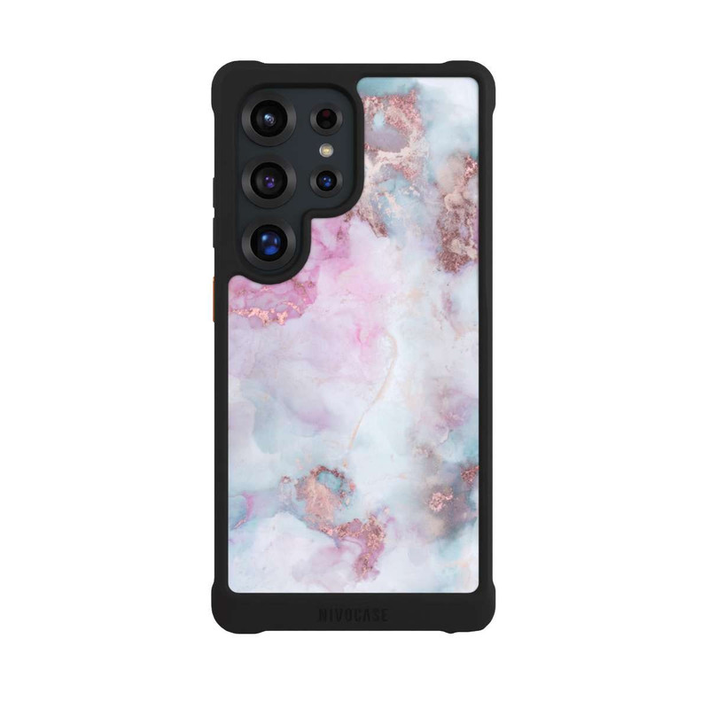 Galaxy S25 Ultra NIVOmax Encre Alcool Marbre Bleu