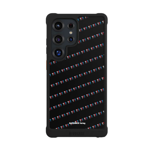 Samsung Galaxy S25 Ultra NIVOmax Drei Fragezeichen Muster Schräg