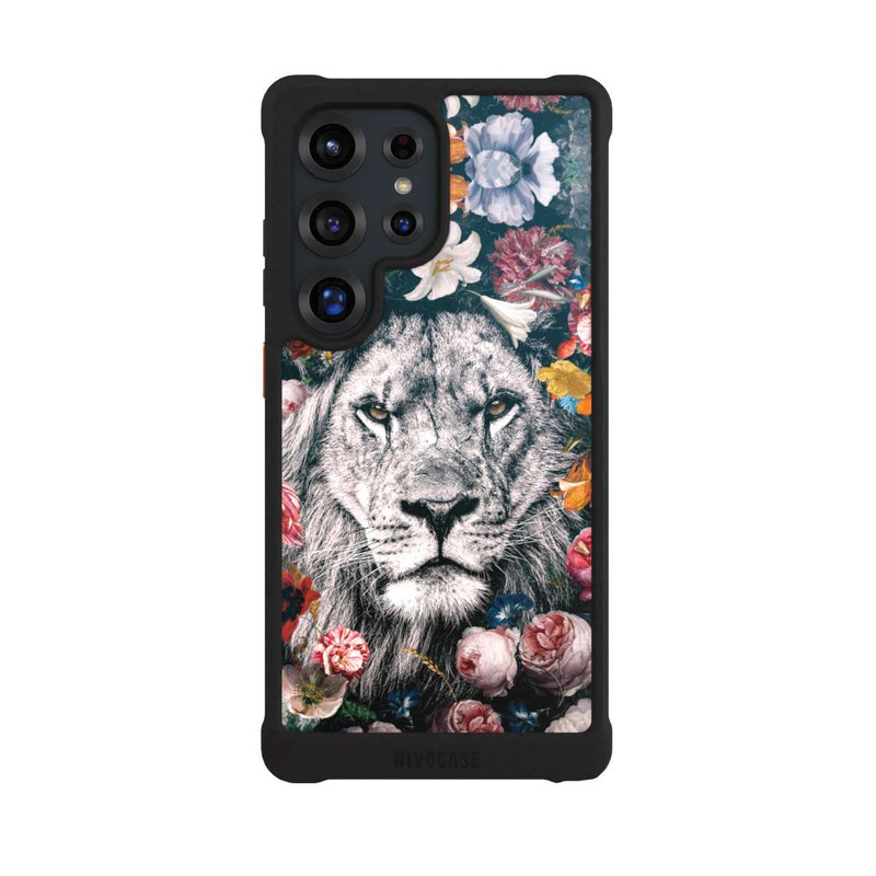 Galaxy S25 Ultra NIVOmax Lion Flowers