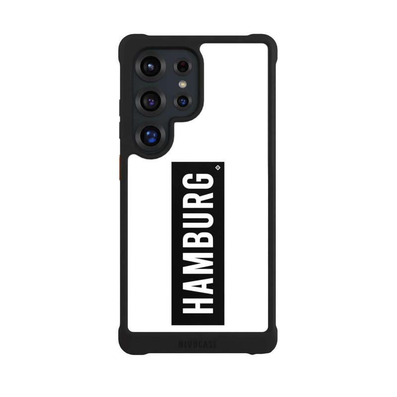 Galaxy S25 Ultra NIVOmax HSV Hamburg Schwarz Weiss
