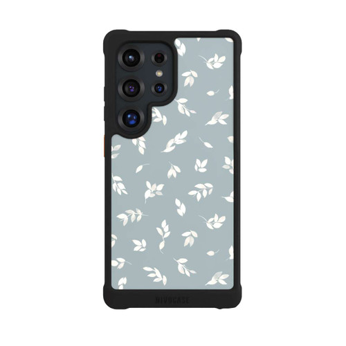 Samsung Galaxy S25 Ultra NIVOmax Herbstblätter grau