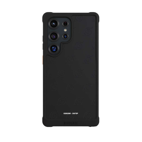 Samsung Galaxy S25 Ultra NIVOmax Black Konoha Pattern Transparant