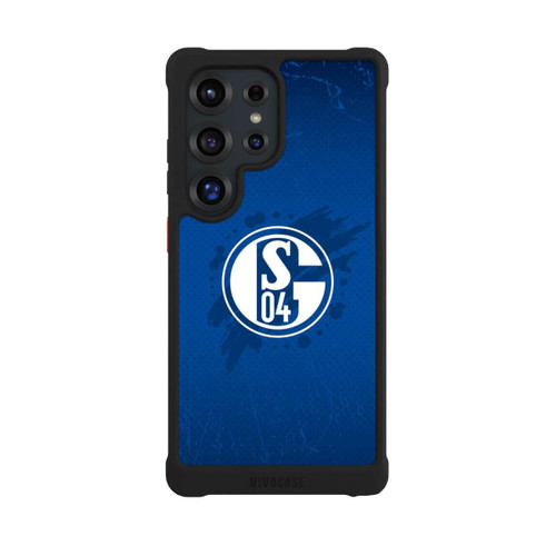 Samsung Galaxy S25 Ultra NIVOmax Schalke 04 Farbe Fleck Blau