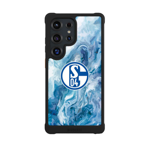 Samsung Galaxy S25 Ultra NIVOmax Schalke 04 Flüssig Blau