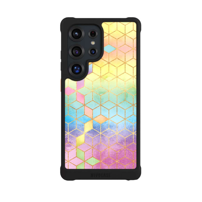 Galaxy S25 Ultra NIVOmax Regenbogenwürfel