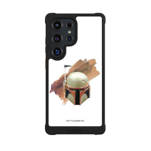 Samsung Galaxy S25 Ultra NIVOmax Boba Fett Helm Weiß