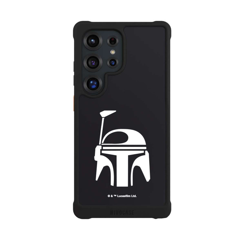 Galaxy S25 Ultra NIVOmax Casque Boba Fett Noir