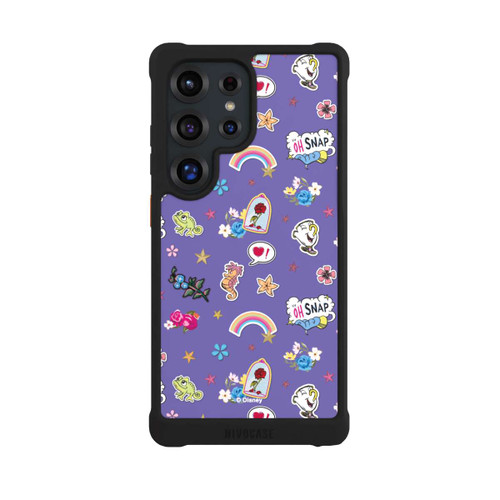 Samsung Galaxy S25 Ultra NIVOmax Princess Pattern Purple Disney Princess