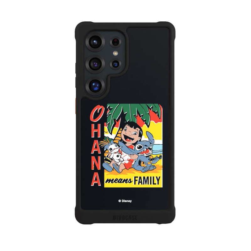 Galaxy S25 Ultra NIVOmax Lilo and Stitch Ohana Means Family