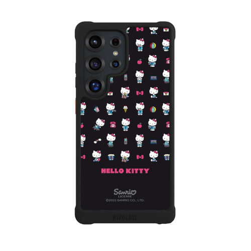 Samsung Galaxy S25 Ultra NIVOmax Hello Kitty 90s Schwarz
