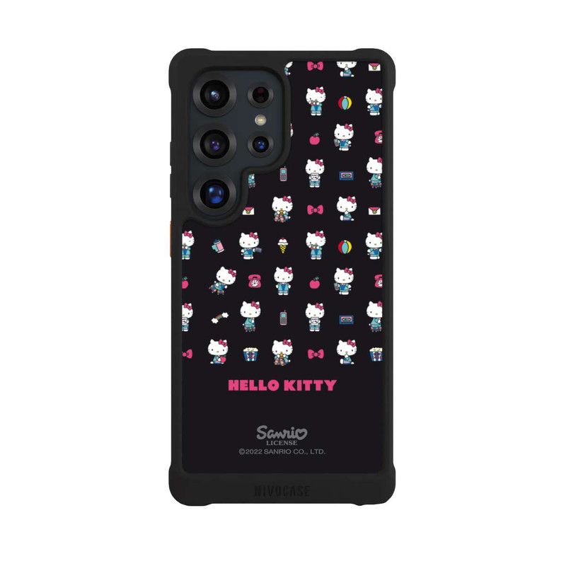 Galaxy S25 Ultra NIVOmax Hello Kitty 90s noir