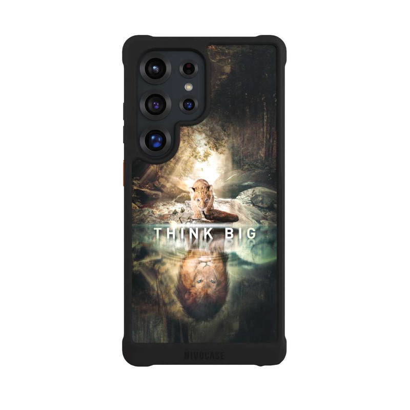 Galaxy S25 Ultra NIVOmax Think Big Lion