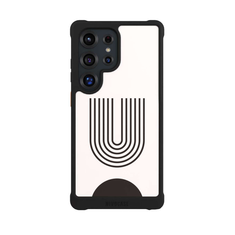 Galaxy S25 Ultra NIVOmax Moderne Kunst Schwarze Linien