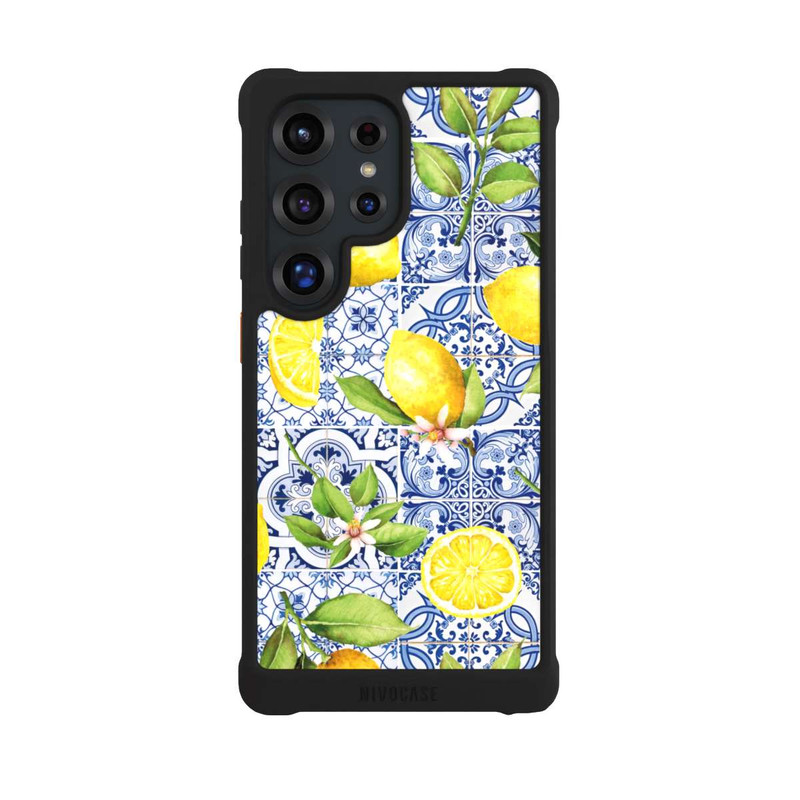 Galaxy S25 Ultra NIVOmax Greek lemon pattern