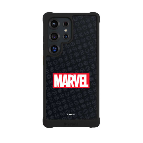 Samsung Galaxy S25 Ultra NIVOmax Marvel Logo Black Red
