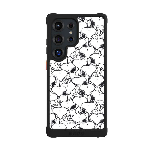 Samsung Galaxy S25 Ultra NIVOmax Snoopy Pattern Black And White