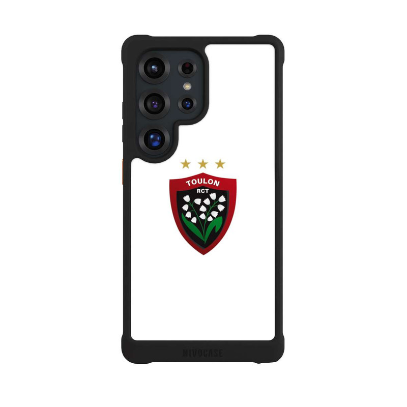 Galaxy S25 Ultra NIVOmax Logo RC Toulonnais Blanc