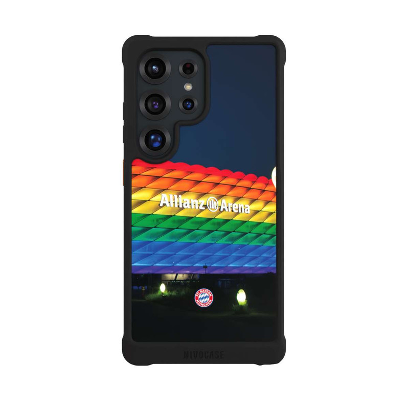 Galaxy S25 Ultra NIVOmax Allianz Arena Regenbogen