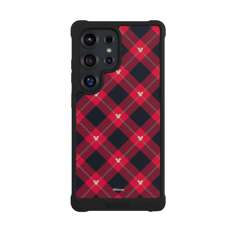 Galaxy S25 Ultra NIVOmax Mickey Christmas Pattern Red