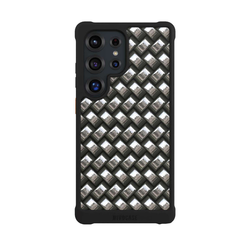 Galaxy S25 Ultra NIVOmax Glamour Silver Metal