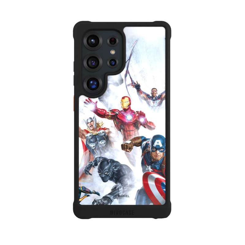 Galaxy S25 Ultra NIVOmax Les Avengers vous sautent dessus