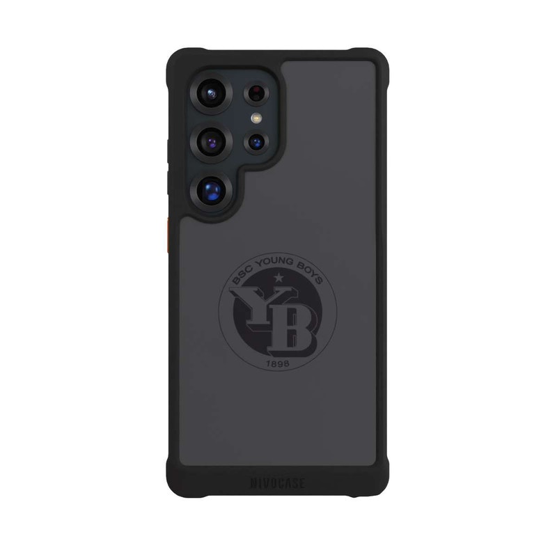 Galaxy S25 Ultra NIVOmax BSC YB Logo Grau