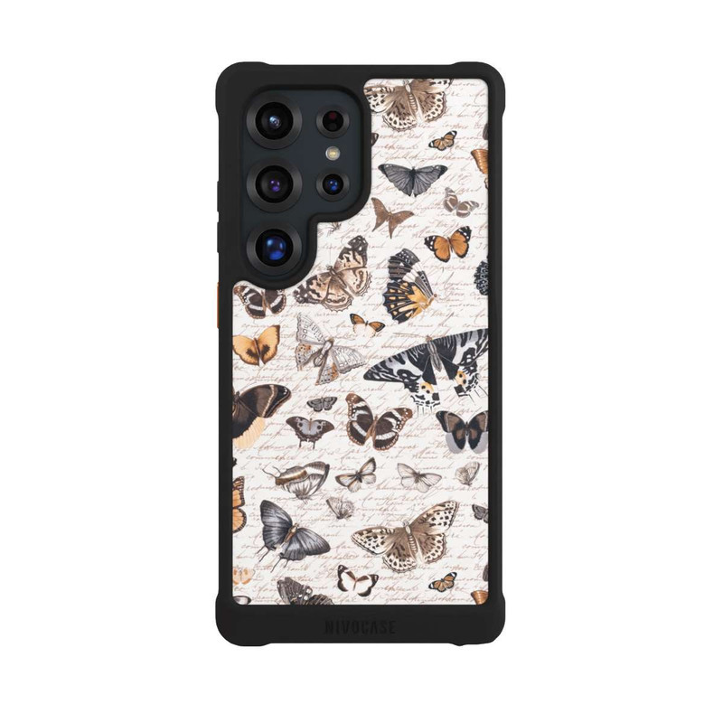 Galaxy S25 Ultra NIVOmax Schmetterling Muster Boho