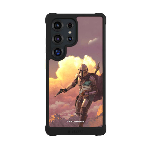 Samsung Galaxy S25 Ultra NIVOmax Der Mandalorianer und Grogu Sonnenguntergang Wolken