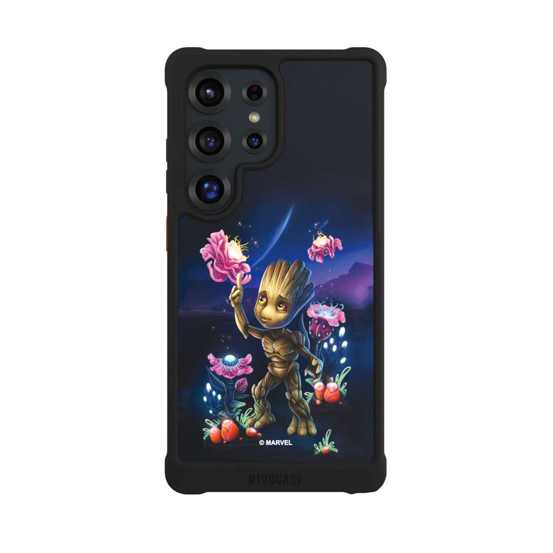 Galaxy S25 Ultra NIVOmax Baby Groot Fleurs