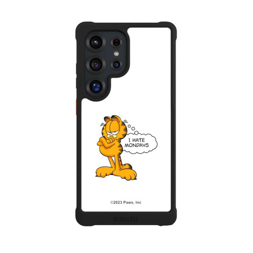 Samsung Galaxy S25 Ultra NIVOmax Garfield I Hate Mondays White
