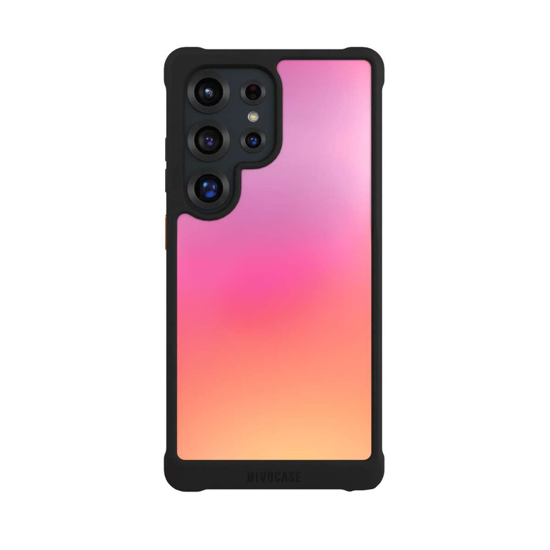 Galaxy S25 Ultra NIVOmax Pastell Pink Glitch