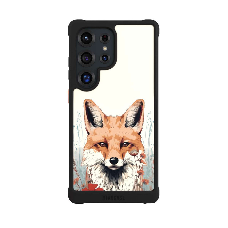 Galaxy S25 Ultra NIVOmax  Fox with Flowers
