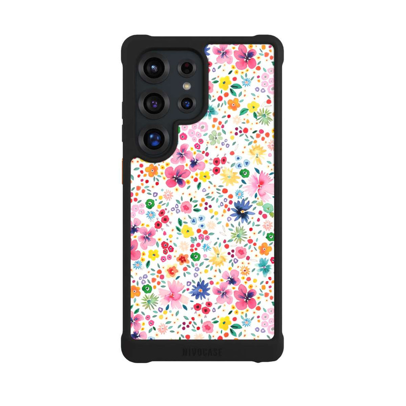 Galaxy S25 Ultra NIVOmax Millefleurs Pink Spring Garden