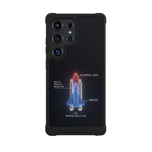 Samsung Galaxy S25 Ultra NIVOmax Space Shuttle Wireframe