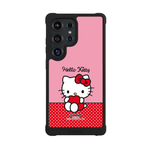 Samsung Galaxy S25 Ultra NIVOmax Hello Kitty sitzend mit Herz