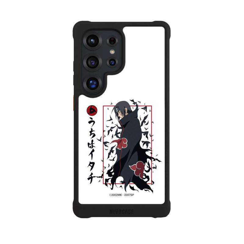 Galaxy S25 Ultra NIVOmax Itachi crows White