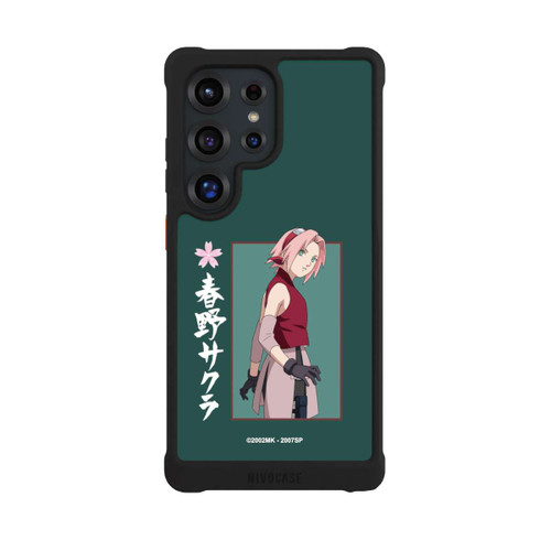 Samsung Galaxy S25 Ultra NIVOmax Sakura Grüner Hintergrund