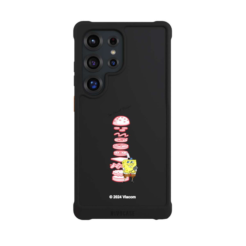 Galaxy S25 Ultra NIVOmax Bob l'éponge, le meilleur burger